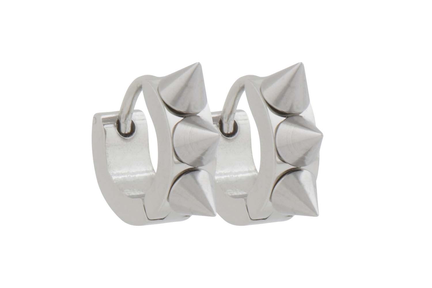 Chirurgenstahl Creolen DREI SPITZEN ++SALE++ von Piercingline